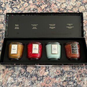 (New, Unused) Voluspa Pedestal Candle Gift Set